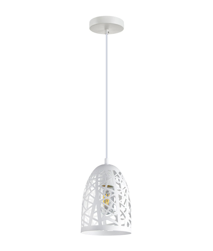 ESCAMA: Interior Iron Cage Ellipse Pendant Lights