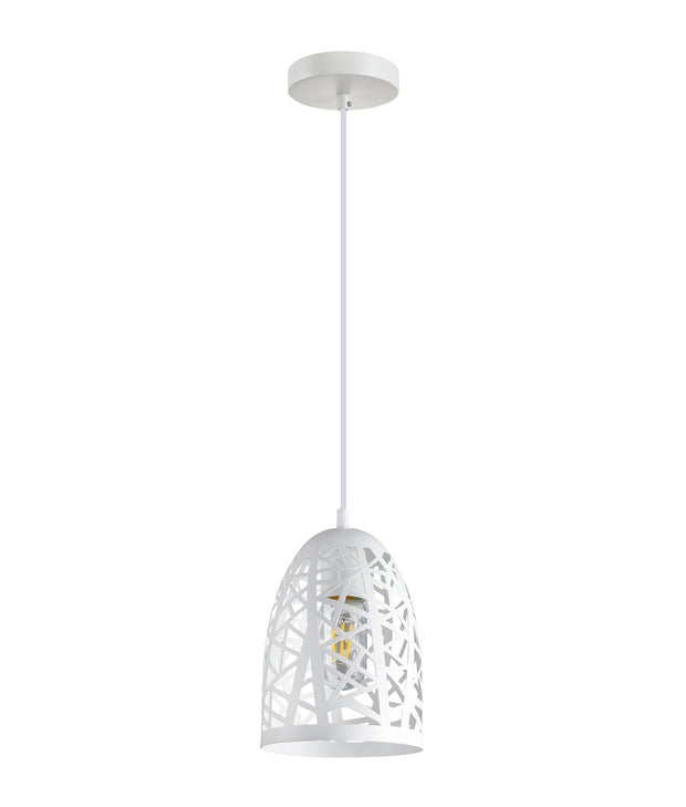 ESCAMA: Interior Iron Cage Ellipse Pendant Lights