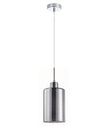 ESPEJO3: Interior Iron & Chrome Oblong Glass with Dotted Effect Pendant Lights