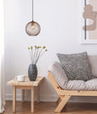 ESPIRAL: Interior Wine Glass Shade Wavy Finish Round Pendant Lights