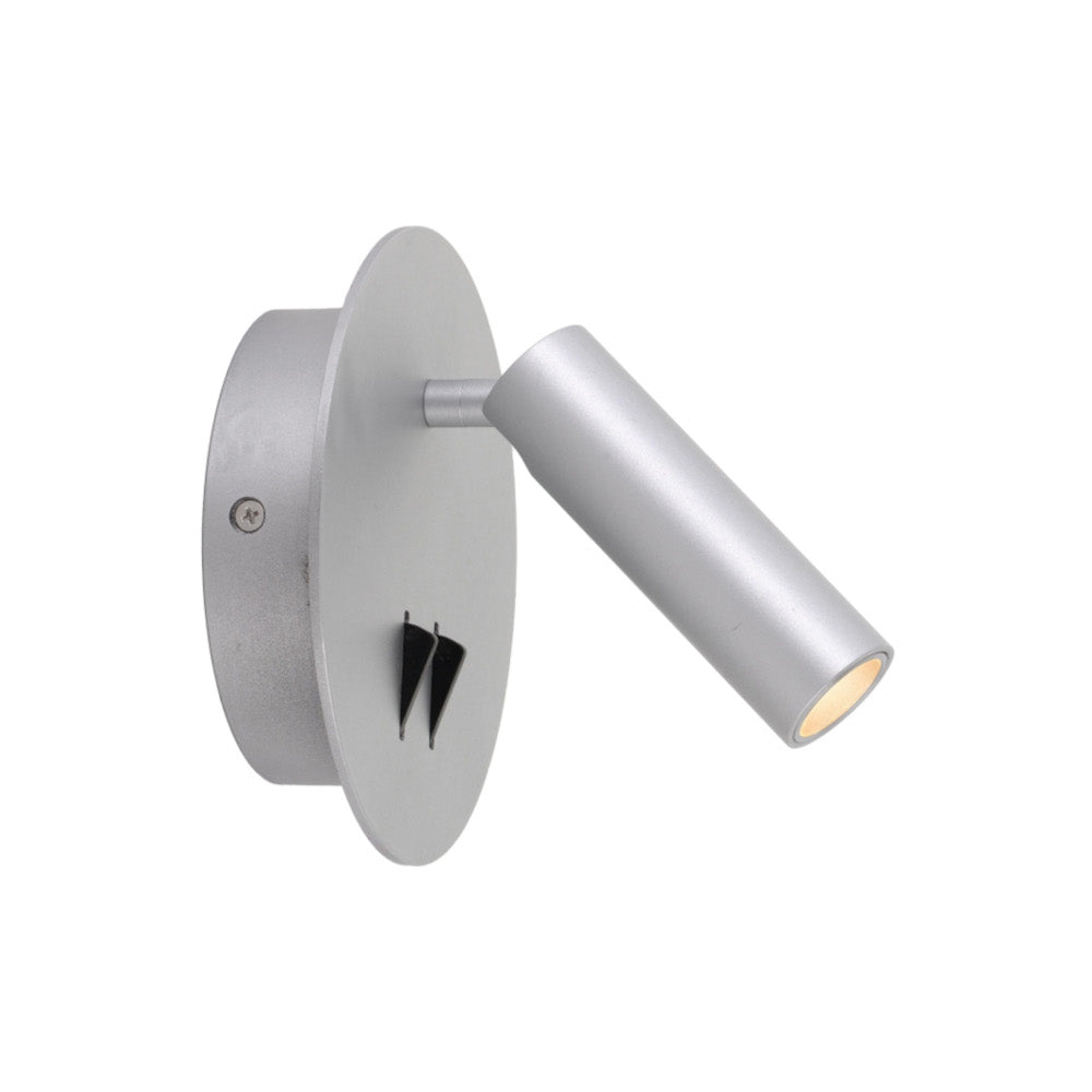 Esra Black, White or Silver 4W 3000K Dual Wall Light
