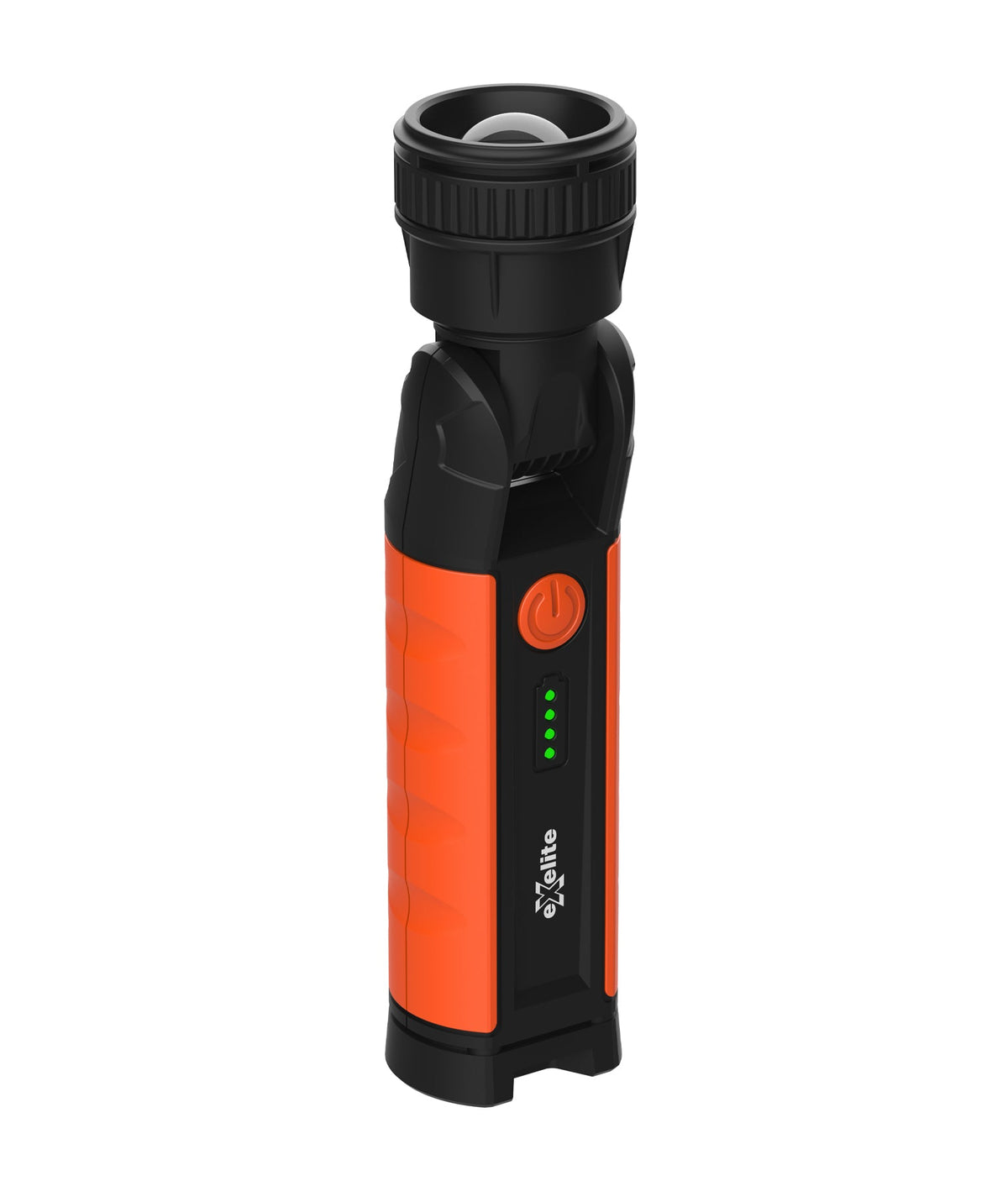Adjustable Zoom Torch: LED 180° Rechargeable 900LM Flood Spot Beam Torch IP54 IK08