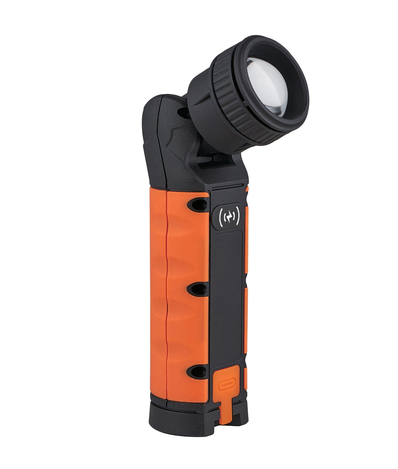 Adjustable Zoom Torch: LED 180° Rechargeable 900LM Flood Spot Beam Torch IP54 IK08