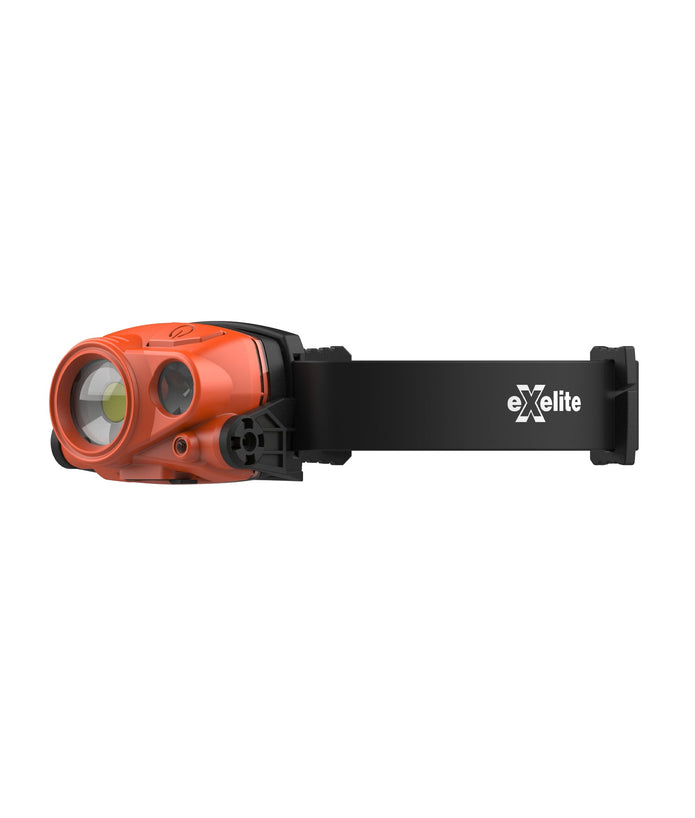 Duo Headlamp: 90D Adjustable Flood & Spot Beam Headlamp IP65 IK07