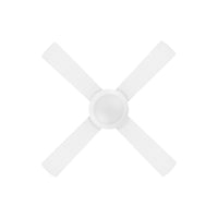 Thumbnail for Eglo Bondi 48inch White Ceiling Fan with LED Light - 203622