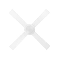 Thumbnail for Eglo Bondi 52inch White Ceiling Fan with LED Light - 203626