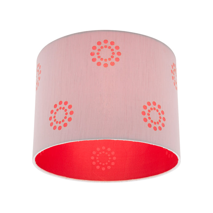 Fabian 1 Light Batten Fix Silver/Red