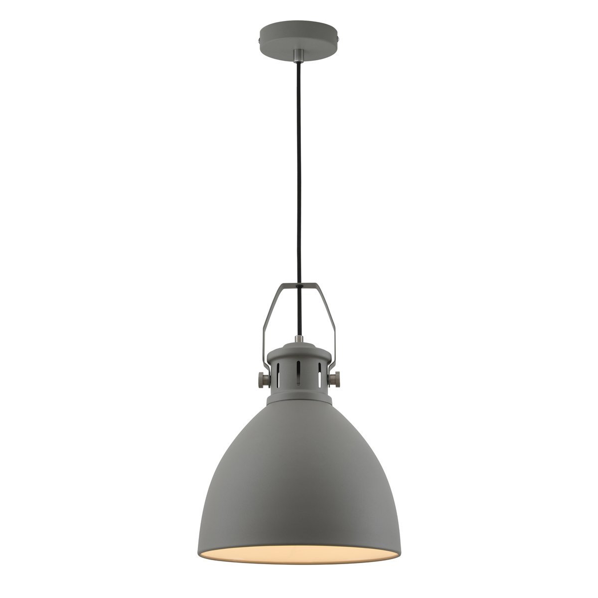 Fabrica 305mm 1 Light Pendant in Grey