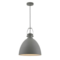 Thumbnail for Fabrica 400mm 1 Light Pendant in Grey