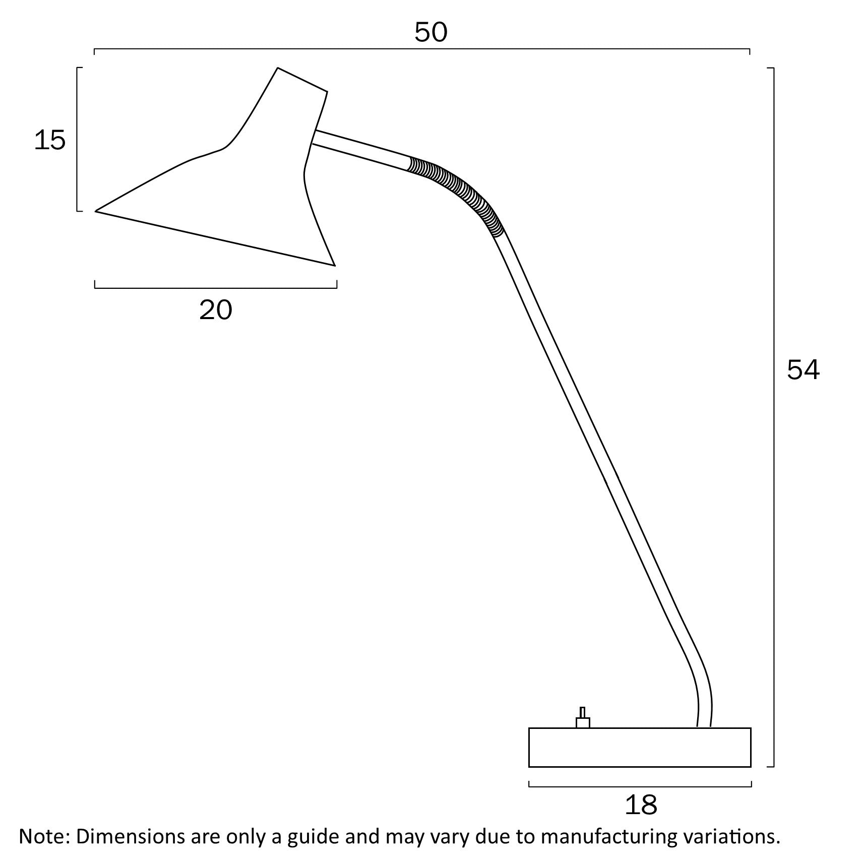 Farbon Yellow, Red, Green, Blue or Black with Brass Matt Table Lamp