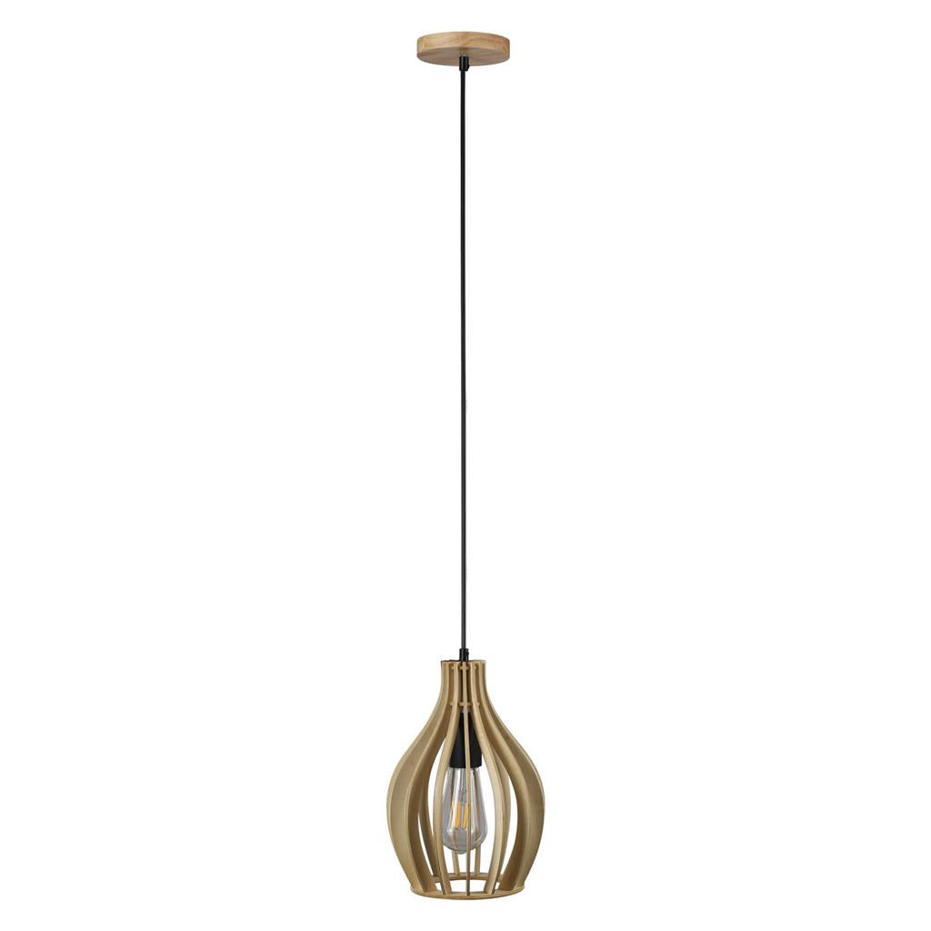 felix timber pendant 240v e27 felix pdt