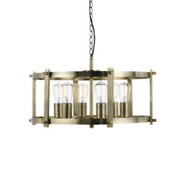 Thumbnail for Finley 600mm 6 Light Pendant in Antique Brass