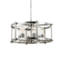 Thumbnail for Finley 600mm 6 Light Pendant in Matt Nickel