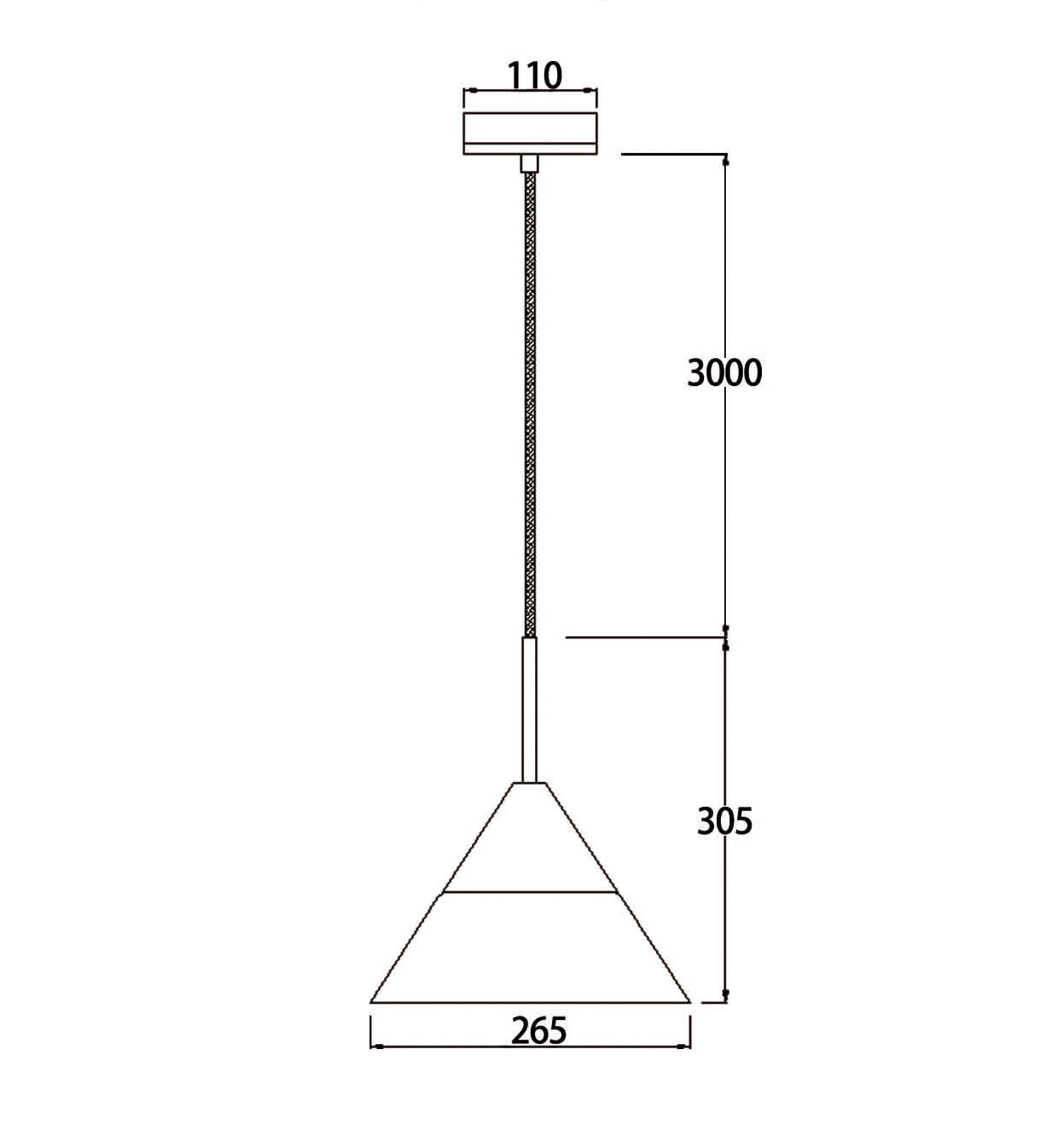 FINN: Scandinavian Blonde Wood & Opal Glass Wide Cone Pendant Light