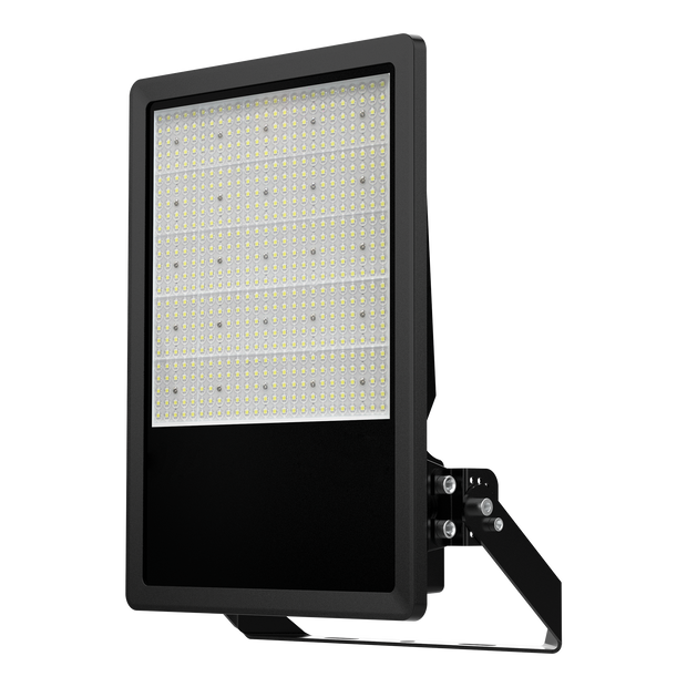 Flare 180/240/300W 4K LED Day Sensor Black Flood F&P