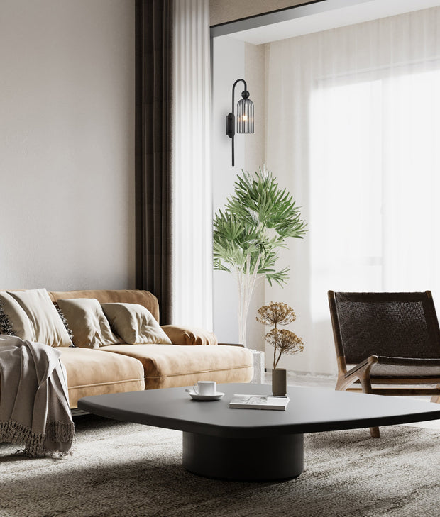 FLAUTA: Interior Round Top Cylinder Ribbed Wall Lights