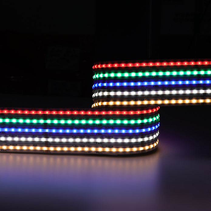 Flexi Streamline 24V RGB & Tunable White 5M Kit - LED COB Strip Kit 5M RGB+TW IP20