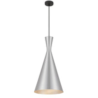 Thumbnail for Flero 305mm 1 Light Pendant in Brushed Aluminium