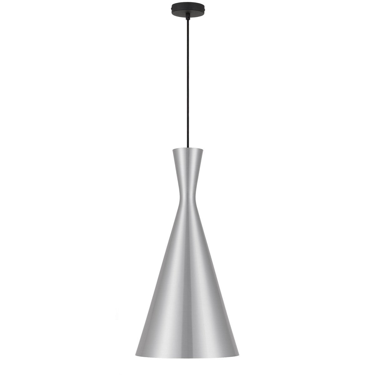 Flero 305mm 1 Light Pendant in Brushed Aluminium