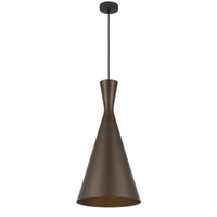 Thumbnail for Flero 305mm 1 Light Pendant in Brushed Bronze