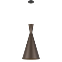 Thumbnail for Flero 305mm 1 Light Pendant in Brushed Bronze