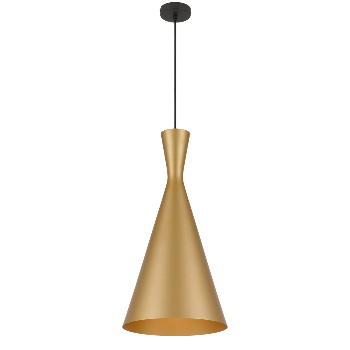 Flero 305mm 1 Light Pendant in Brushed Gold