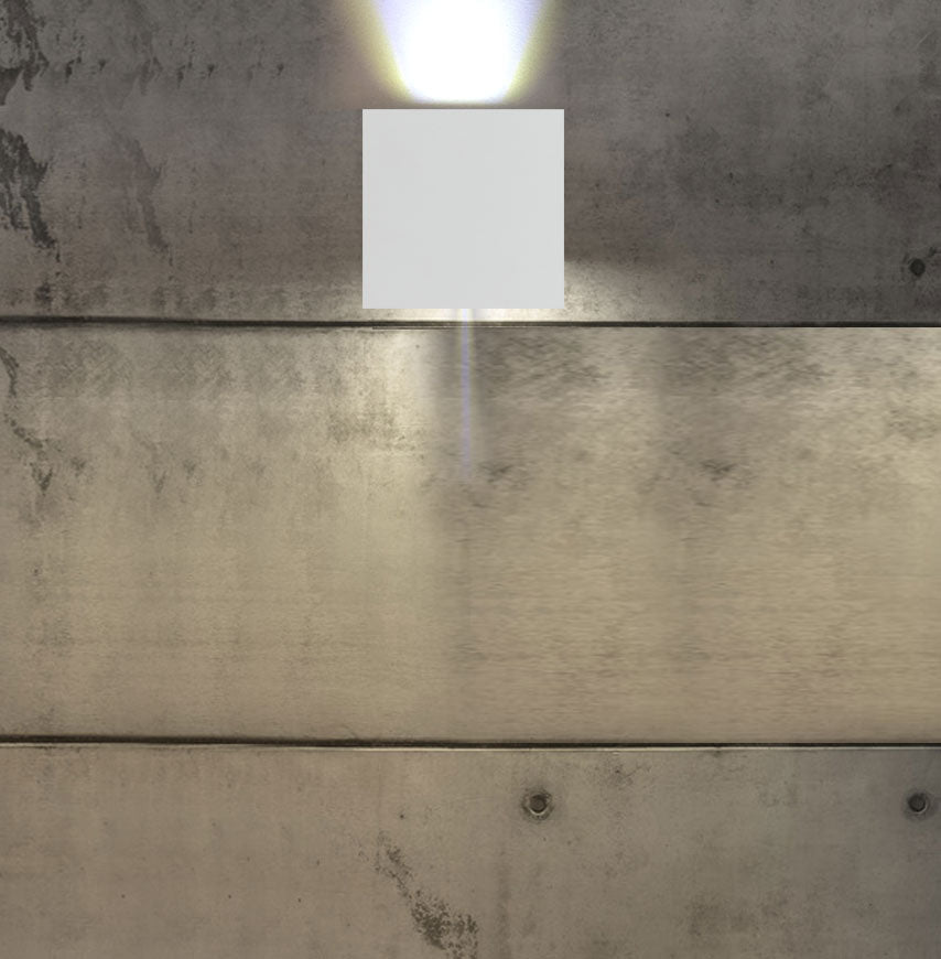 Flip White or Black 5W 4000K IP44 Adjustable Beam Exterior Wall Light