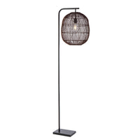 Thumbnail for Rana 40 Natural, Brown or Black Rattan Floor Lamp