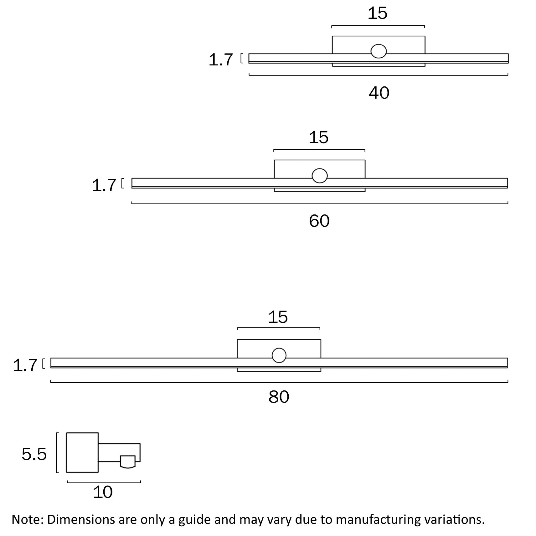 Foley 60 Chrome, Black or Antique Gold 12W 3CCT IP44 Vanity Wall Light