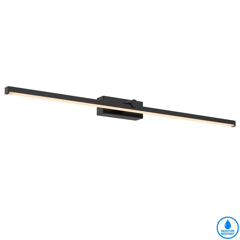 Foley 80 Chrome, Black or Antique Gold 20W 3CCT IP44 Vanity Wall Light