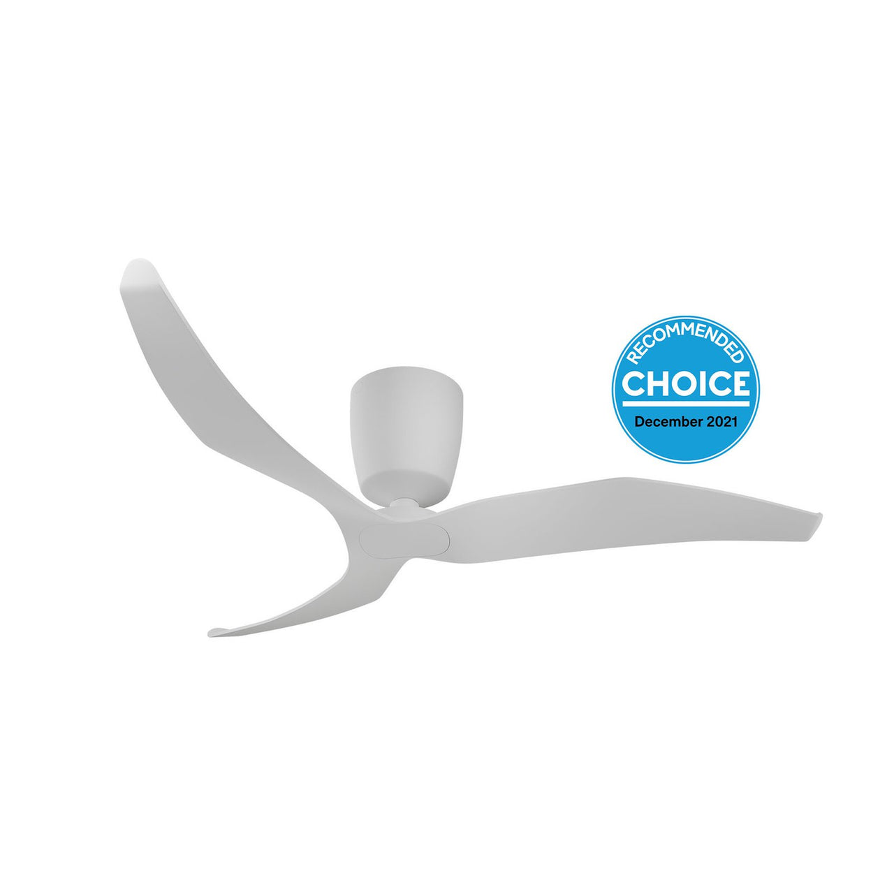 Aeratron FR3 50" 3 Blade DC Ceiling Fan with Remote in White