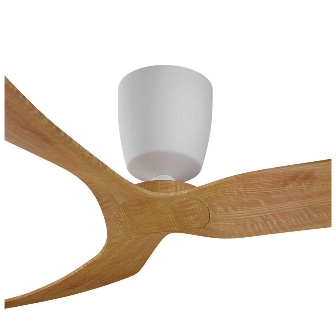 Aeratron FR3 60" 3 Blade DC Ceiling Fan with Remote in Woodgrain with White