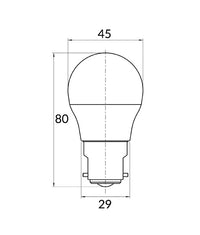 Thumbnail for Fancy Round LED Globes Frosted Diffuser (3W)