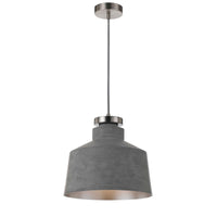 Thumbnail for Fredi 300mm Pendant Light in Nickel & Grey