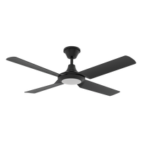 Thumbnail for fresco 4 blade 52 dc ip66 ceiling fan led light fresco 52 light