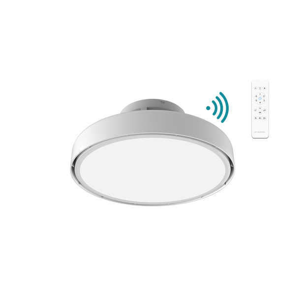 Fantom DC 480mm Bladeless WIFI & Remote Control Ceiling Fan with Variable Dim 40w CCT LED Light White