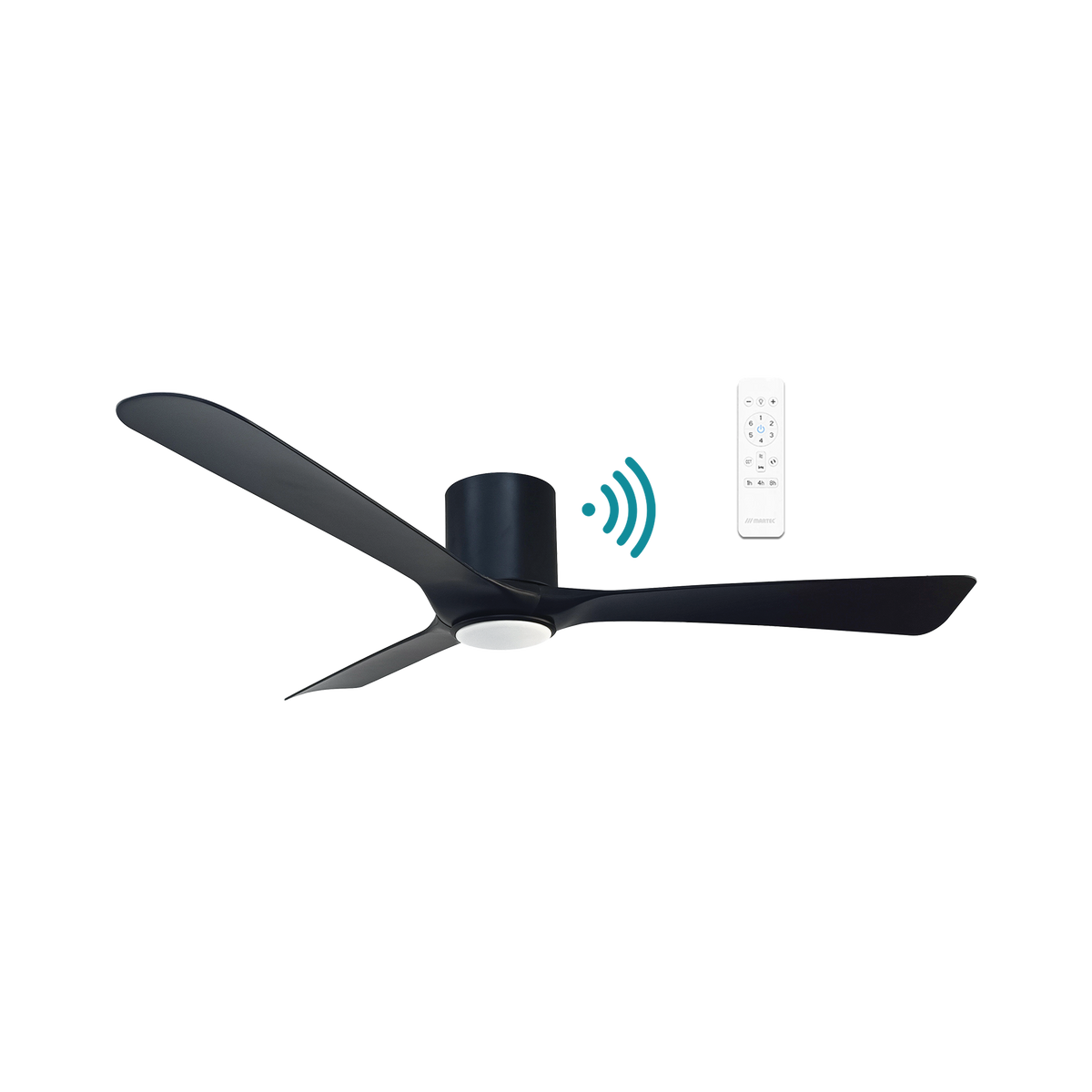 Fresno DC Close to Ceiling 3 ABS Blade 1320mm Hugger WIFI & Remote Control Ceiling Fan