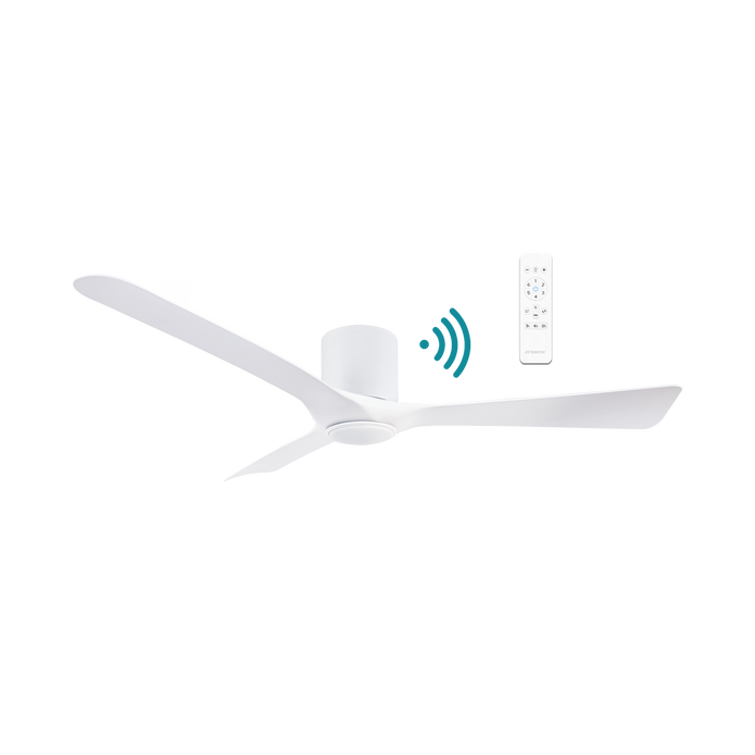 Fresno DC Close to Ceiling 3 ABS Blade 1320mm Hugger WIFI & Remote Control Ceiling Fan