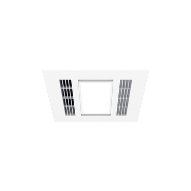 Furnace Mini 2200w PTC Fan Forced Heat 3 in 1 Bathroom Heater Exhaust Fan White