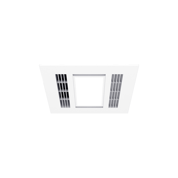 Furnace Mini 2200w PTC Fan Forced Heat 3 in 1 Bathroom Heater Exhaust Fan White