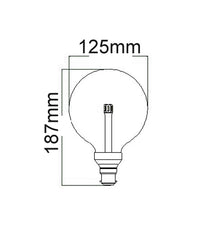 Thumbnail for G125 LED Globes Clear / Frosted Diffuser (6W)