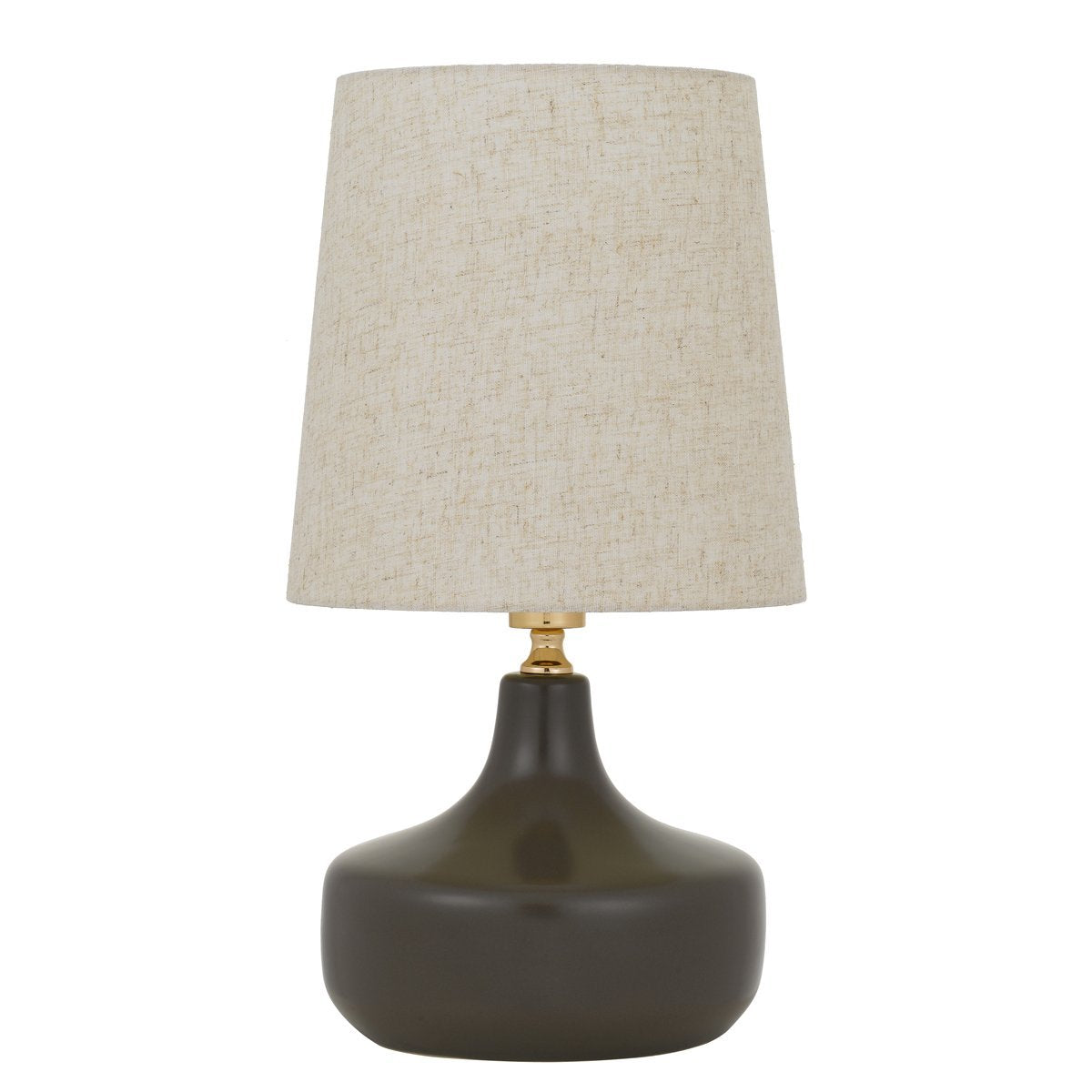 Gabino Table Lamp in Olive with Oat Shade