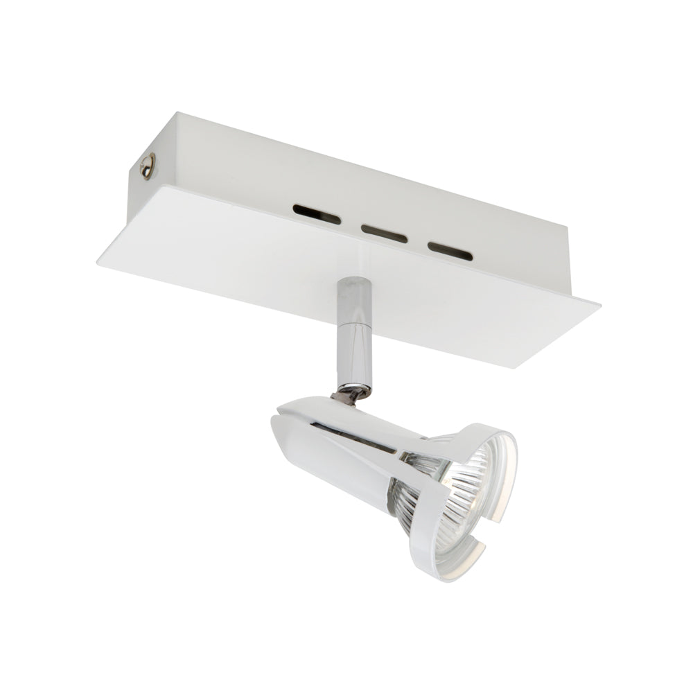 Galactic 1 Light W/Bracket M/White