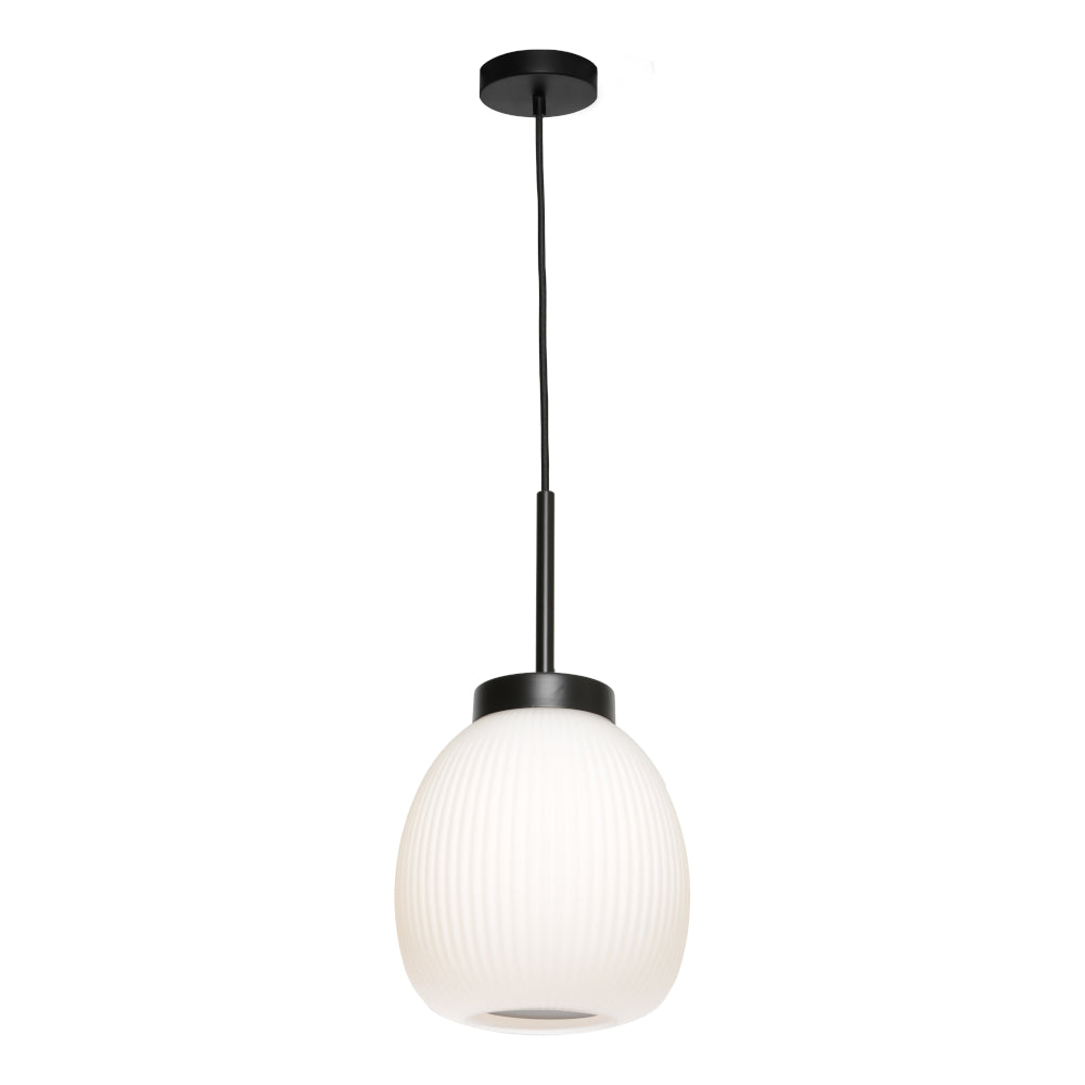 Garman 1 Light Pendant Black