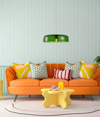 Thumbnail for GELATINA: Interior Dome Glass with Brass Highlight Pendant Lights
