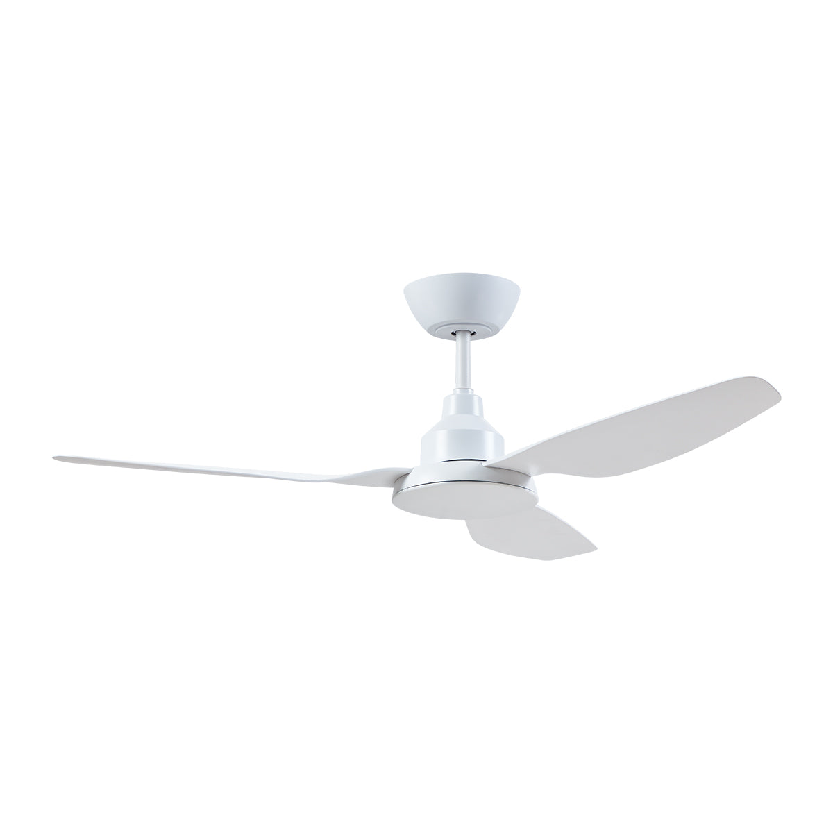 GLACIER DC - 52"/1300mm DC 3 Blade Ceiling Fan with 20W Tri CCT LED Light - Remote Incl - Indoor/Covered Outdoor