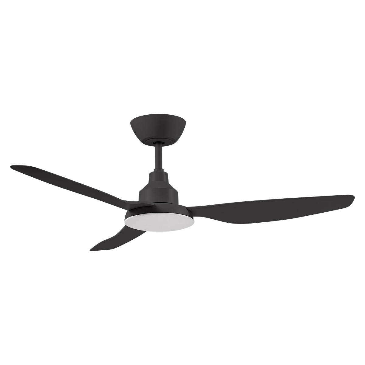 GLACIER DC - 56"/1400mm DC 3 Blade Ceiling Fan with 20W Tri CCT LED Light - Remote Incl - Indoor/Covered Outdoor