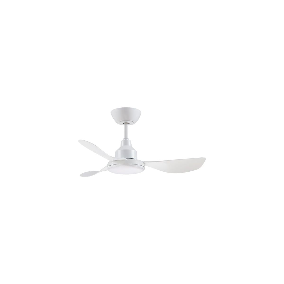 GLACIER DC - 36"/900mm DC 3 Blade Ceiling Fan with 20W Tri CCT LED Light - Remote Incl - Indoor/Covered Outdoor