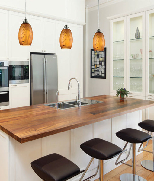 GLAZE: Hand Blown Glass Pendant Lights