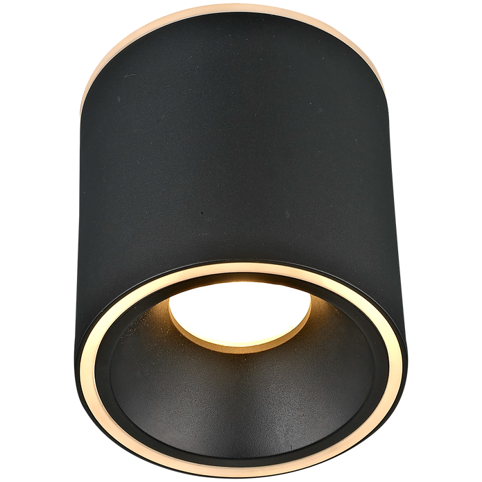 Glider Black 27W CCT Surface Mounted Downlight